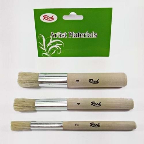 79-11229 RİCH STENCİL FIRÇA 3LU SET
